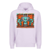 Lilac turquoise gemstone crosses Premium Hoodie - Jasminsmagicworld
