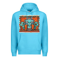Ocean Blue turquoise gemstone crosses Premium Hoodie - Jasminsmagicworld