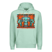 Seafoam turquoise gemstone crosses Premium Hoodie - Jasminsmagicworld
