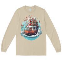 Mushroom happy santa Long Sleeve Tee - Unal Design