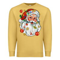 Antique Gold santa with little christmas Premium Sweatshirt - AdoDesignShop
