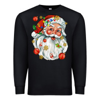 Black santa with little christmas Premium Sweatshirt - AdoDesignShop