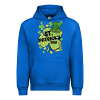 Cobalt st. patrick's day shamrock Urban Hoodie - MaliasSmallBusiness