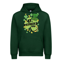 Forest Green st. patrick's day shamrock Urban Hoodie - MaliasSmallBusiness