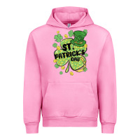 Fuchsia Pink st. patrick's day shamrock Urban Hoodie - MaliasSmallBusiness