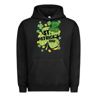 Pigment Black st. patrick's day shamrock Urban Hoodie - MaliasSmallBusiness