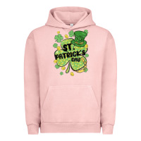 Pigment Salmon st. patrick's day shamrock Urban Hoodie - MaliasSmallBusiness