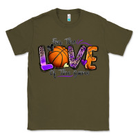Army Green for the love of the game basketball Classic Tee - Zillion Design Studio
