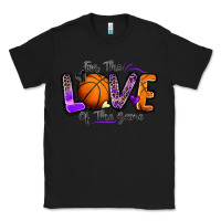 Black for the love of the game basketball Classic Tee - Zillion Design Studio
