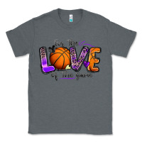 Charcoal Heather for the love of the game basketball Classic Tee - Zillion Design Studio