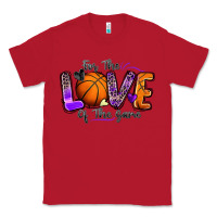 Red for the love of the game basketball Classic Tee - Zillion Design Studio