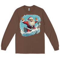 Chestnut happy santa Long Sleeve Tee - Unal Design