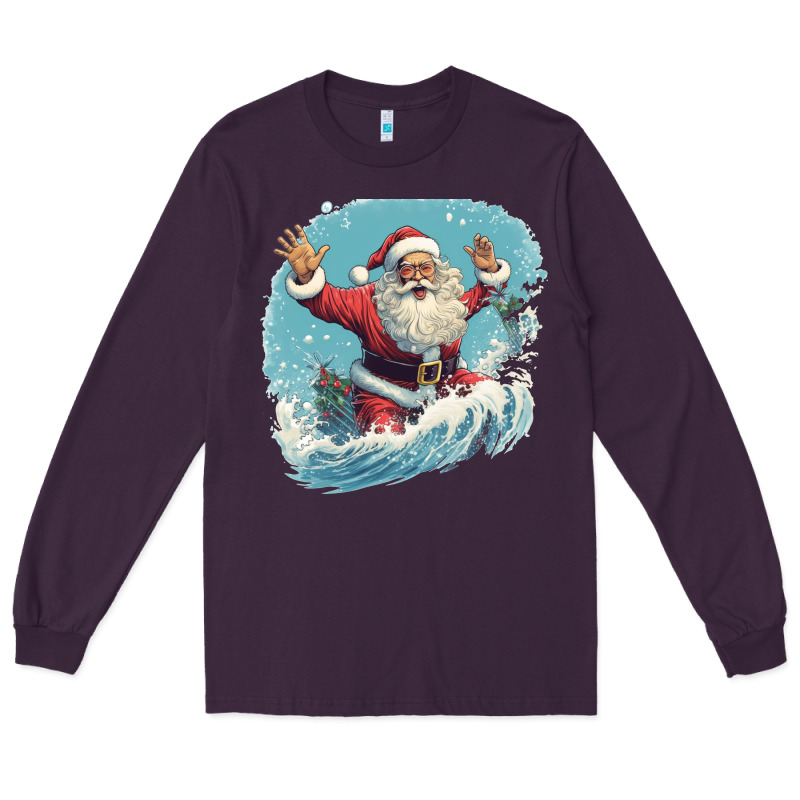 Happy Santa Long Sleeve Tee by Unal Design | Teevron