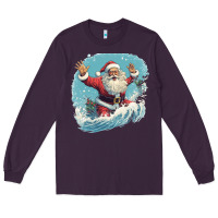 Plum happy santa Long Sleeve Tee - Unal Design