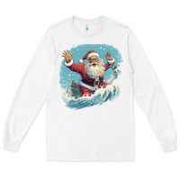 White happy santa Long Sleeve Tee - Unal Design