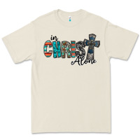 Bone in christ alone Premium Tee - RacoonDesign