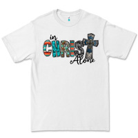 White in christ alone Premium Tee - RacoonDesign