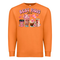 Carrot best mom ever floral coffee cups Premium Sweatshirt - JahusDesignShop