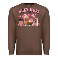 Chestnut best mom ever floral coffee cups Premium Sweatshirt - JahusDesignShop
