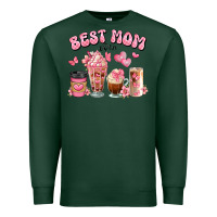 Sports Green best mom ever floral coffee cups Premium Sweatshirt - JahusDesignShop