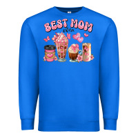 True Royal best mom ever floral coffee cups Premium Sweatshirt - JahusDesignShop