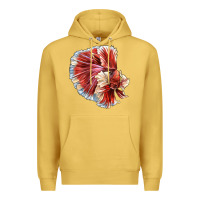 Antique Gold Betta Fish Premium Hoodie - LillyAllenDesigns