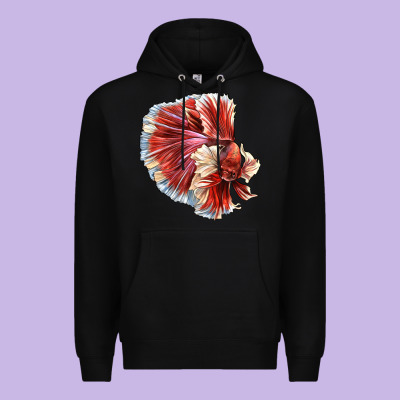 Betta Fish Premium Hoodie Designed By Lillyallendesigns