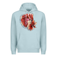Blue Mist Betta Fish Premium Hoodie - LillyAllenDesigns
