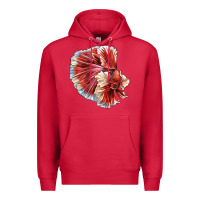 Cardinal Betta Fish Premium Hoodie - LillyAllenDesigns