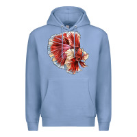 Colony Blue Betta Fish Premium Hoodie - LillyAllenDesigns