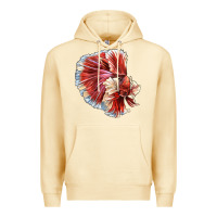 Pina Colada Betta Fish Premium Hoodie - LillyAllenDesigns