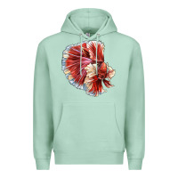 Seafoam Betta Fish Premium Hoodie - LillyAllenDesigns