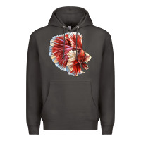 Smoke Betta Fish Premium Hoodie - LillyAllenDesigns