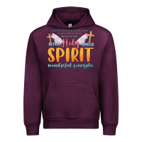 Mauve Wine holy spirit wonderful counselor Urban Hoodie - MaliasSmallBusiness