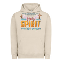 Pigment French Oak holy spirit wonderful counselor Urban Hoodie - MaliasSmallBusiness