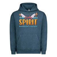 Pigment Midnight Navy holy spirit wonderful counselor Urban Hoodie - MaliasSmallBusiness