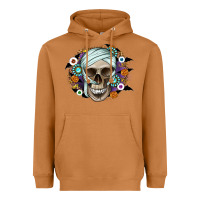 Meerkat Halloween Skeleton Heavyweight Hoodie - CowhideDigitalArt