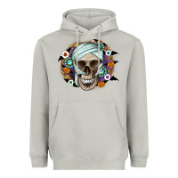 Moon Dust Halloween Skeleton Heavyweight Hoodie - CowhideDigitalArt