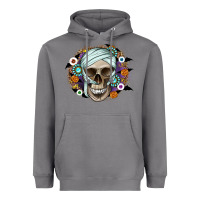 Storm Halloween Skeleton Heavyweight Hoodie - CowhideDigitalArt