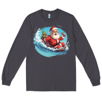 Smoke surf happy santa Long Sleeve Tee - Unal Design