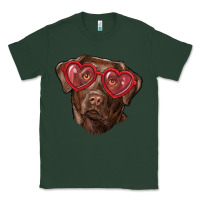 Labrador Retriever With Love Glass Classic Tee | Teevron