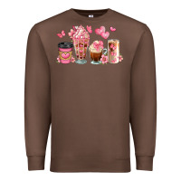 Chestnut floral coffee cups Premium Sweatshirt - JahusDesignShop