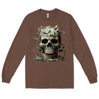 Chestnut bad money Long Sleeve Tee - Unal Design