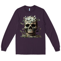 Plum bad money Long Sleeve Tee - Unal Design