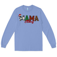 Colony Blue mama claus Long Sleeve Tee - BarkalooDesign