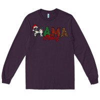 Plum mama claus Long Sleeve Tee - BarkalooDesign