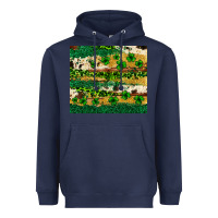 Navy St. Patrick's Day leopard cowhide shamrock tumbler Heavyweight Hoodie - Neo Western