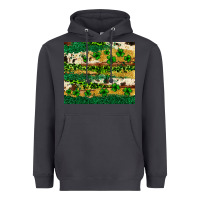 Smoke St. Patrick's Day leopard cowhide shamrock tumbler Heavyweight Hoodie - Neo Western