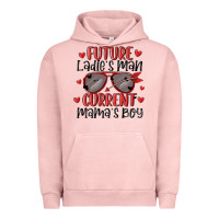 Pigment Salmon future ladies man current mamas boy Urban Hoodie - MaliasSmallBusiness