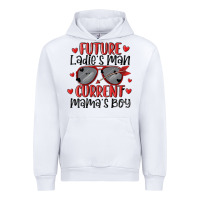 White future ladies man current mamas boy Urban Hoodie - MaliasSmallBusiness